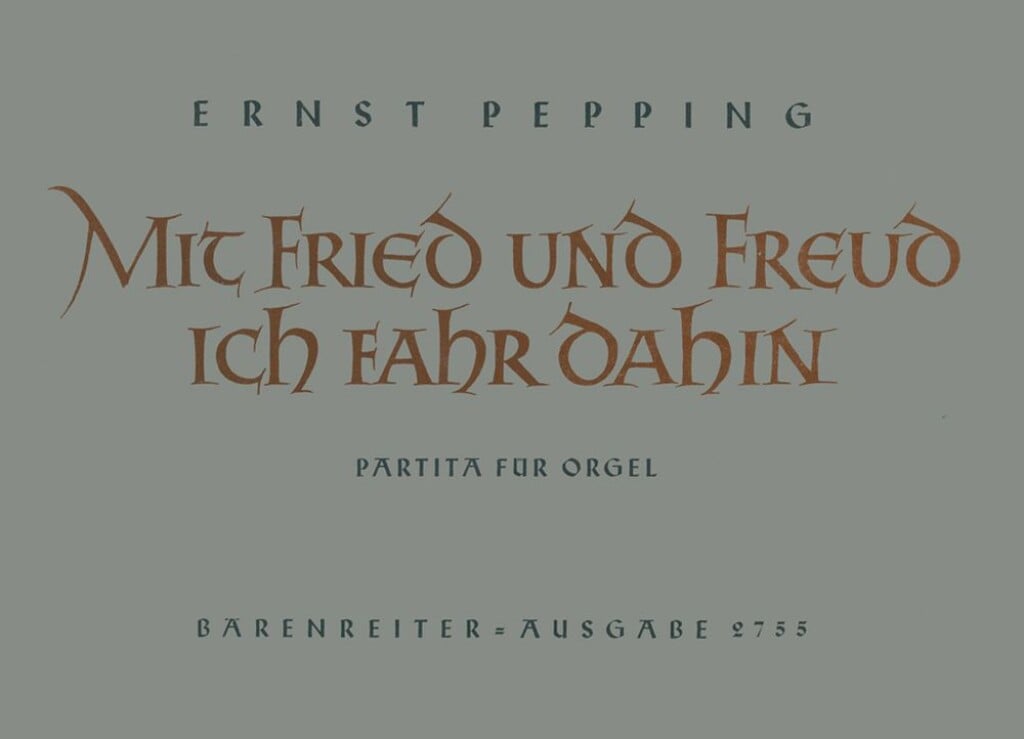 Mit Fried und Freud ich fahr dahin